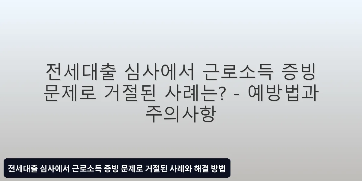 예방법과 주의사항