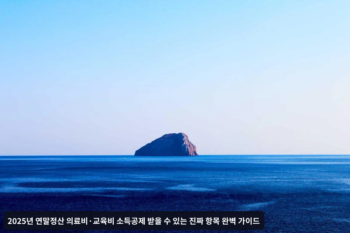 교육비 공제 가능 항목: 세부 조건이 까다로워요