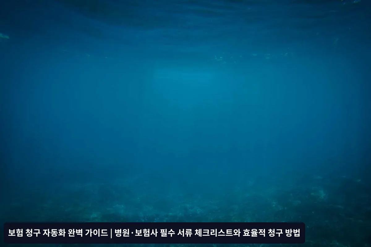 생명보험사 서류 요구사항