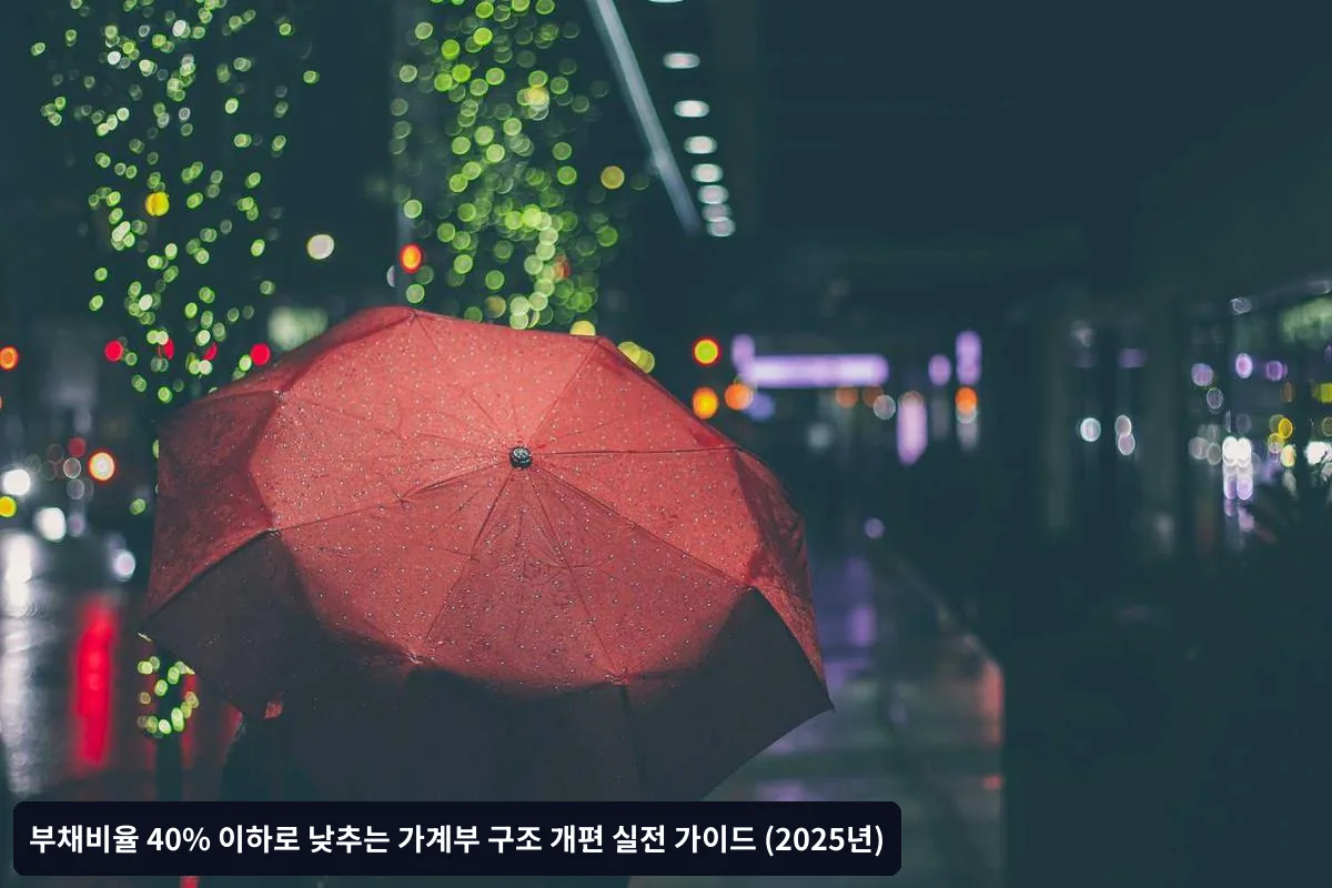 부채비율 낮추는 가계부 구조 개편 전략