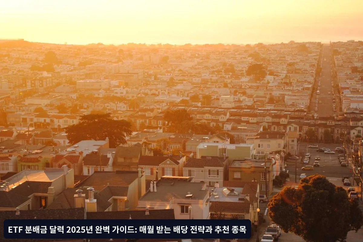 2025년 월별 ETF 분배금 달력