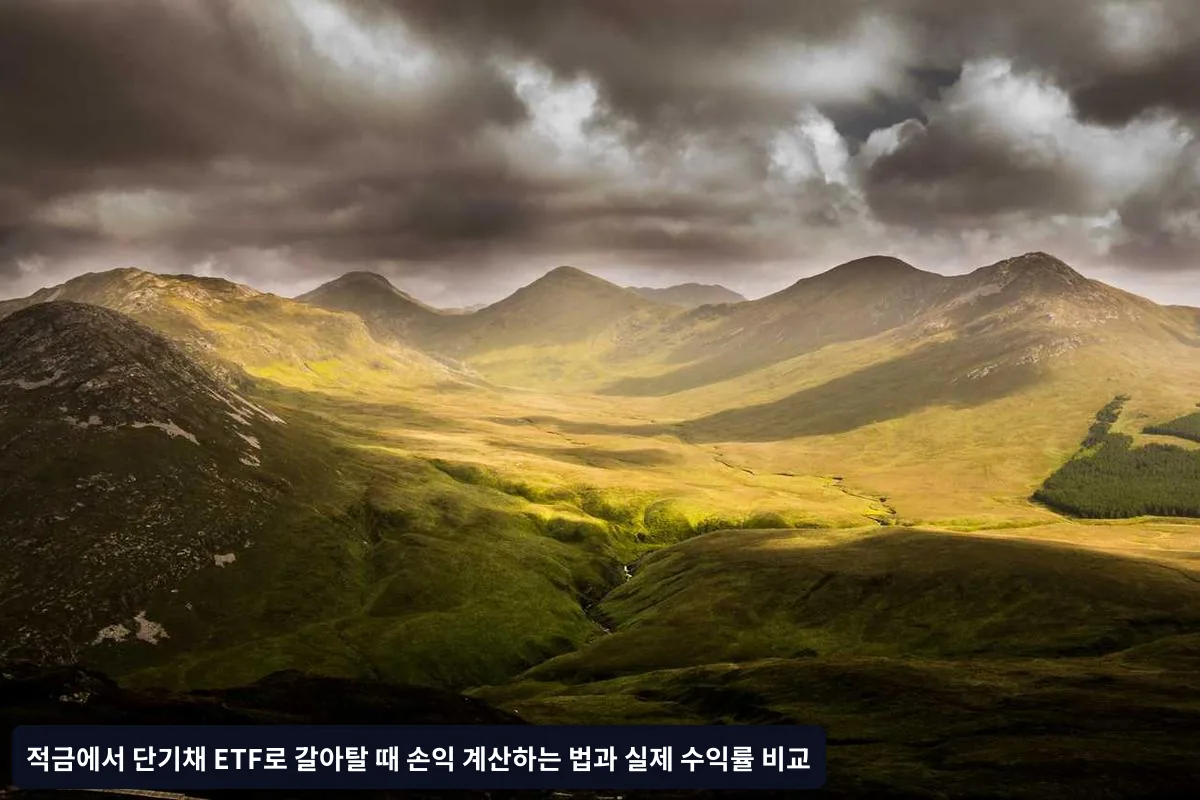 갈아타기 시점 판단 기준