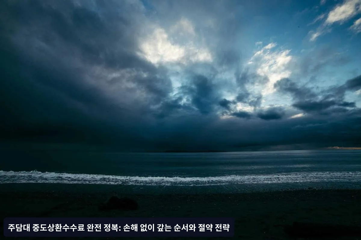 상환 후 확인사항