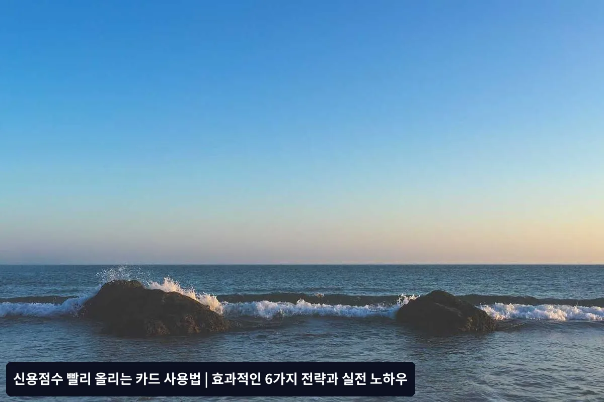 신규 발급이 점수에 미치는 영향